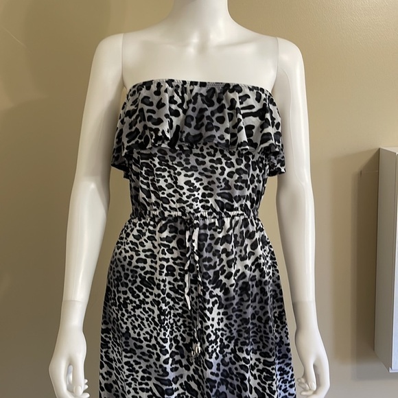 Catalina Animal Print Strapless Maxi Dress. P/M/A1311 - Picture 4 of 7